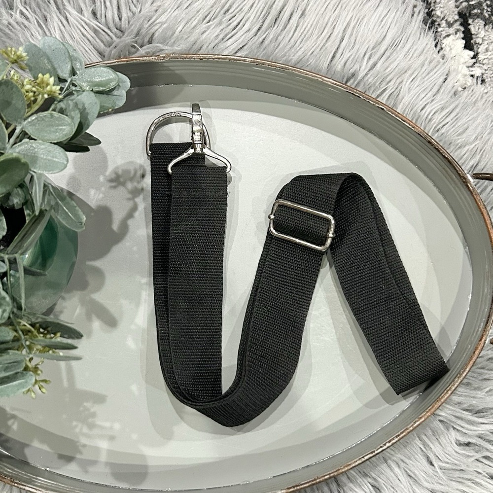 Thirty-One Black Adjustable Canvas Shoulder Strap Replacement